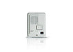 White Kocom intercom door speaker with grill vents and button, security system component