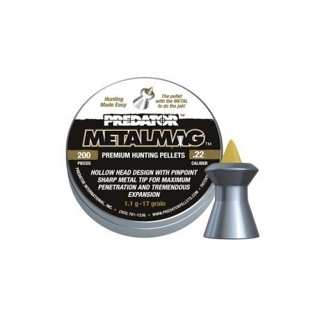 JSB PREDATOR METALMAG (17GR) .22 CAL - 200's - NeonSales {{ shop.shopifyCountryName }}
