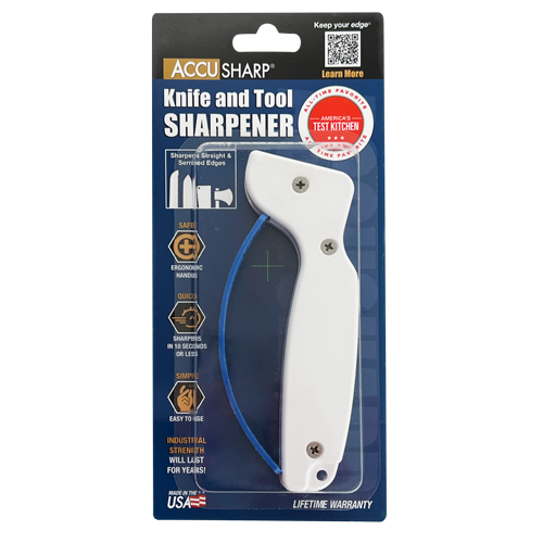 ACCUSHARP TWO STEP SHARPENER- SERRATED EDGES - NeonSales {{ shop.shopifyCountryName }}