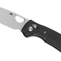 Honey Badger Cross-Bolt Drop-Point Med/Large Black Folding Knife