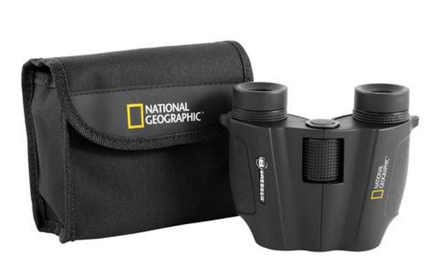 National Geographic Compact Porro Binocular - 10x25, Black