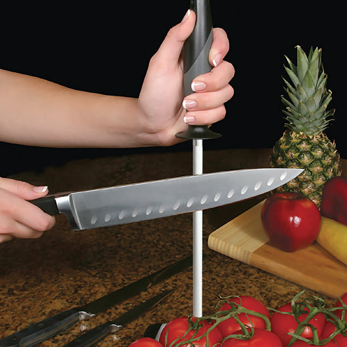 ACCUSHARP SHARPENING STEEL 9" - RUBBER GRIP - NeonSales {{ shop.shopifyCountryName }}