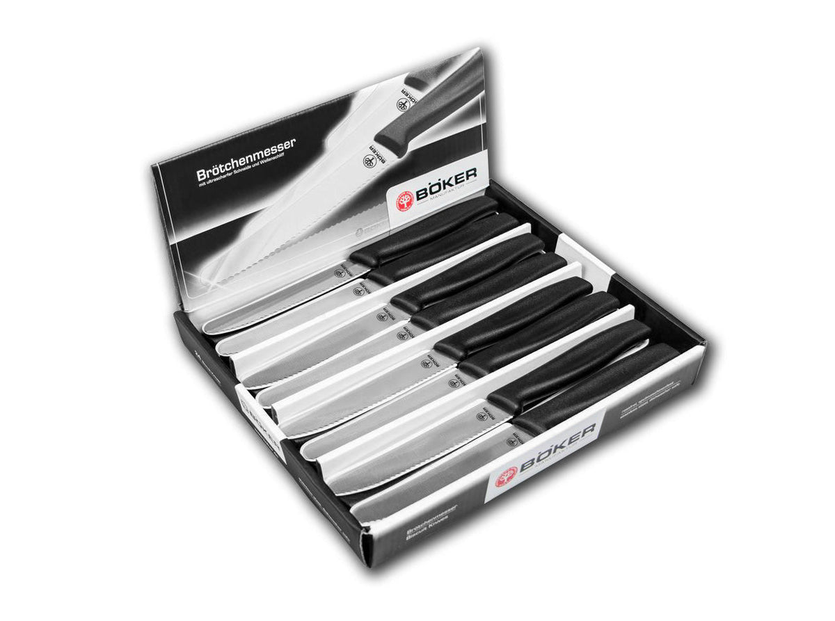 Boker Serrated Bread Roll Knife Set, 24 Pieces