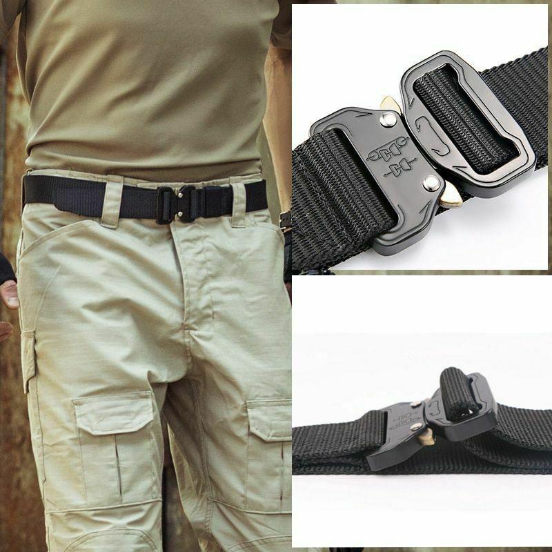 1.4" NYLON WEBBING BELT W/ COBRA BUCKLE - NeonSales {{ shop.shopifyCountryName }}