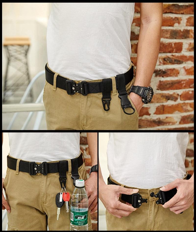 1.4" NYLON WEBBING BELT W/ COBRA BUCKLE - NeonSales {{ shop.shopifyCountryName }}