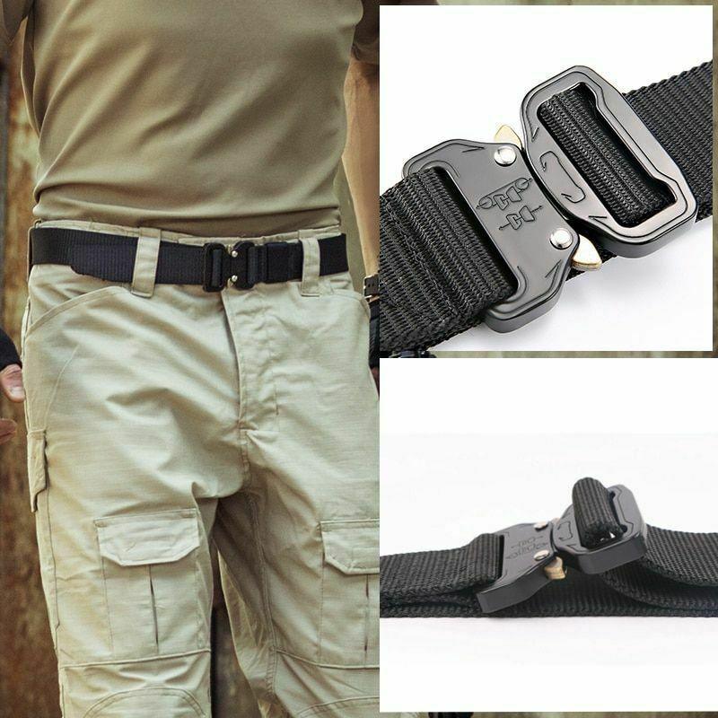 1.4" NYLON WEBBING BELT W/ COBRA BUCKLE - NeonSales South Africa