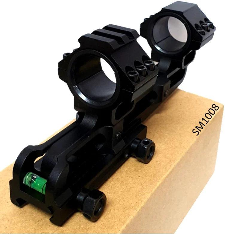 1 PIECE PICATINNY MOUNT, 1"/30MM W/ BUBBLE LEVEL - NeonSales {{ shop.shopifyCountryName }}