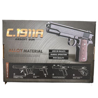 C1911A 6MM BB ALLOY MATERIAL AIRSOFT PISTOL - NeonSales {{ shop.shopifyCountryName }}