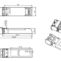 10G SFP+ SINGLE MODE 1310NM 10KM LC