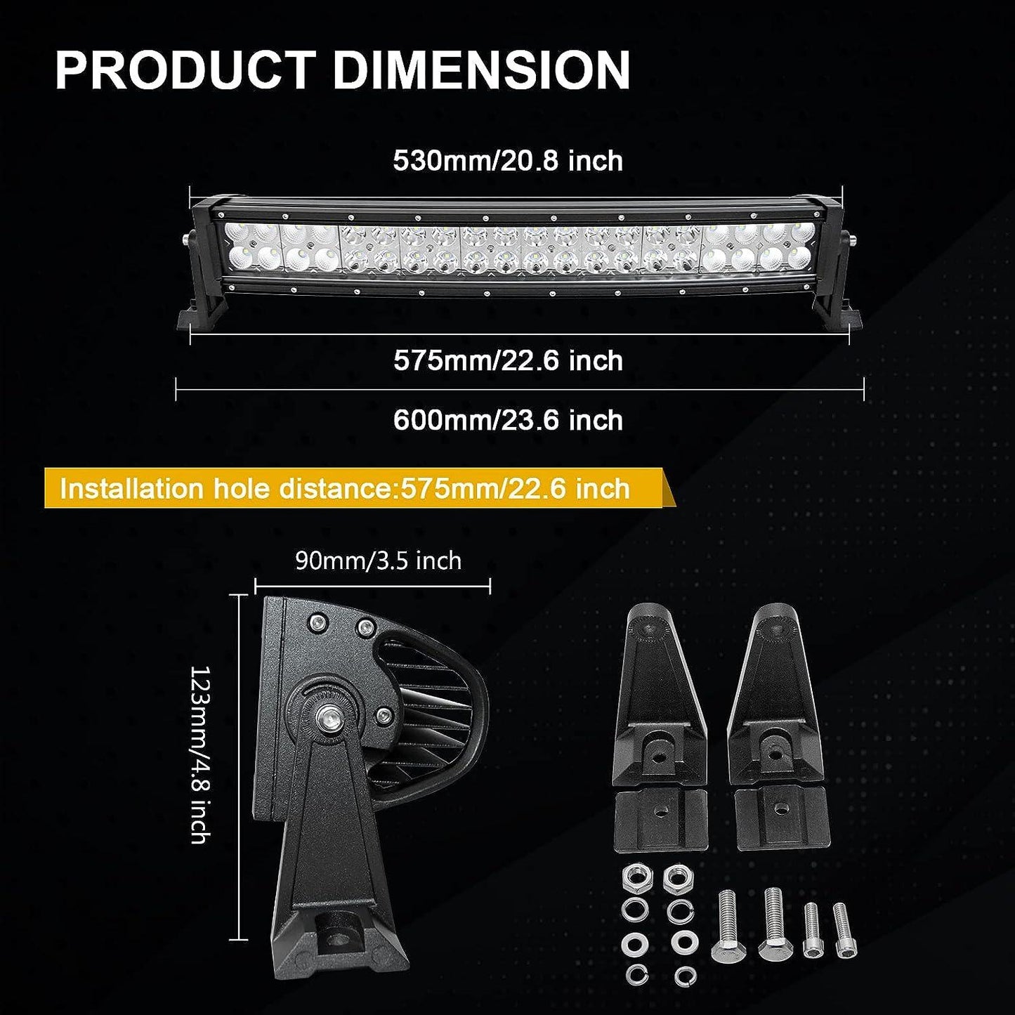 120W 40x LED STRIP BAR, FOR HEAVY DUTY USE - NeonSales {{ shop.shopifyCountryName }}