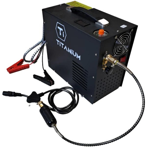 TITANIUM 12/220V MINI BLACK PCP COMPRESSOR 200BAR