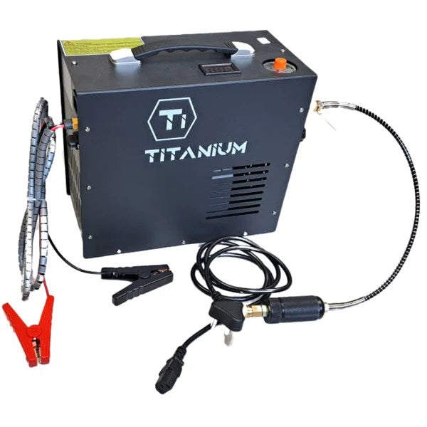 TITANIUM 12/220V MINI BLACK PCP COMPRESSOR 200BAR