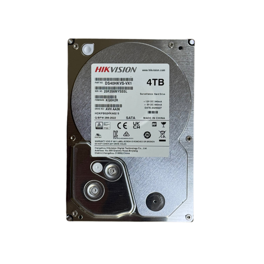 Hikvision 4TB surveillance hard drive