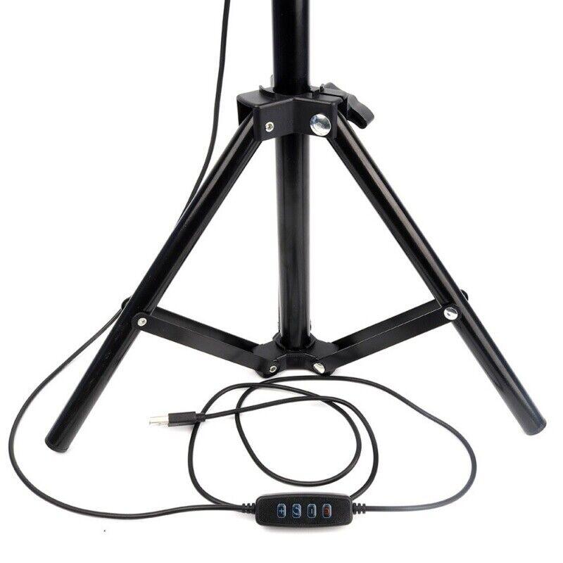 14" RING LIGHT 5V W/ 3X FLEXI-STAND PHONE HOLDERS - NeonSales South Africa