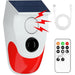 Outdoor solar PIR siren alarm - representative form for Andowl Q-A233B