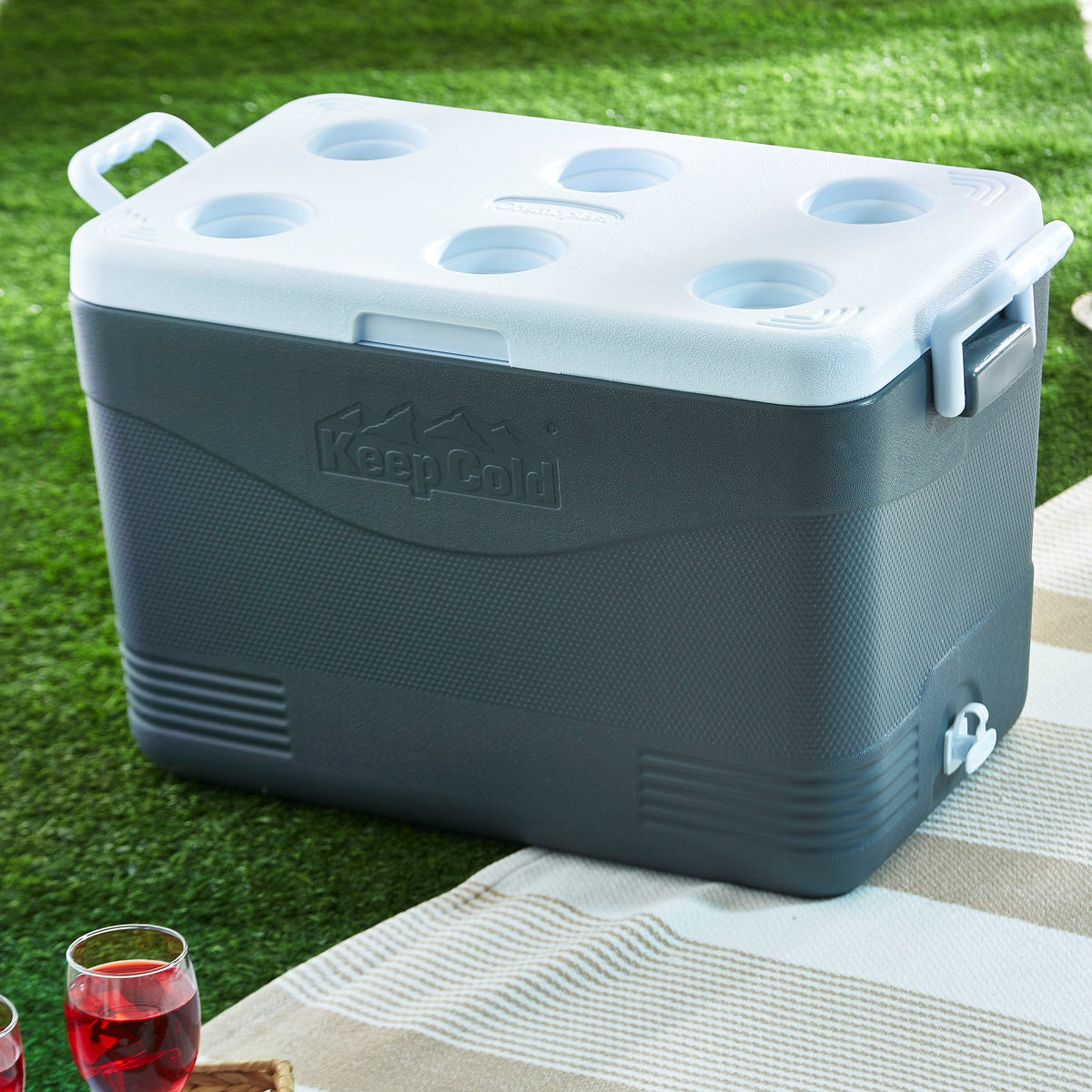 Cosmoplast KeepCold Picnic 24L Cooler Box, Blue