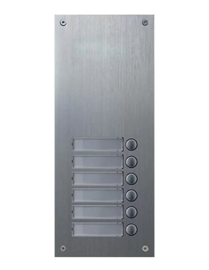 Commax six-button apartment add-on panel - representative DR-6US style image