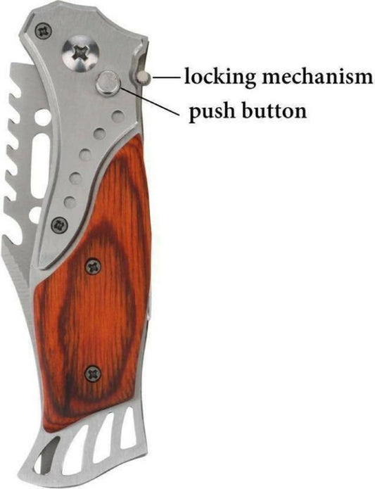 BUTTON OPENING FOLDING POCKET KNIFE SMALL - 719 - NeonSales {{ shop.shopifyCountryName }}