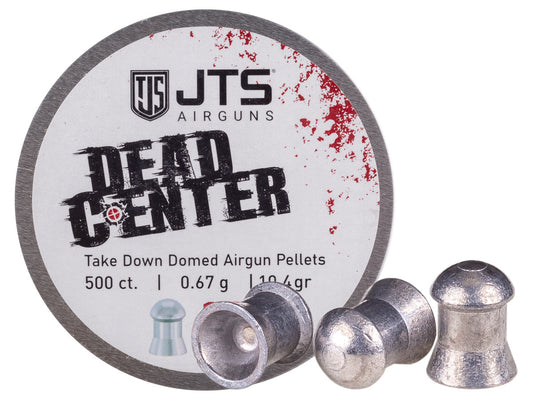 JTS DEAD CENTRE .177 10.4GR PELLETS - 500'S - NeonSales {{ shop.shopifyCountryName }}