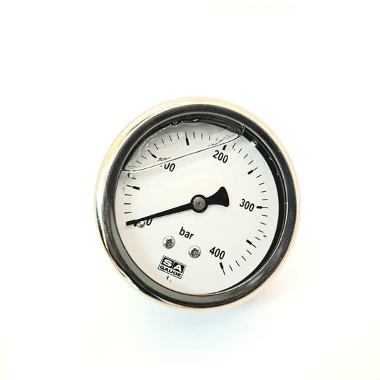 HIGH PRESSURE 400BAR GLYCERIN FILLED PRESSURE GAUG