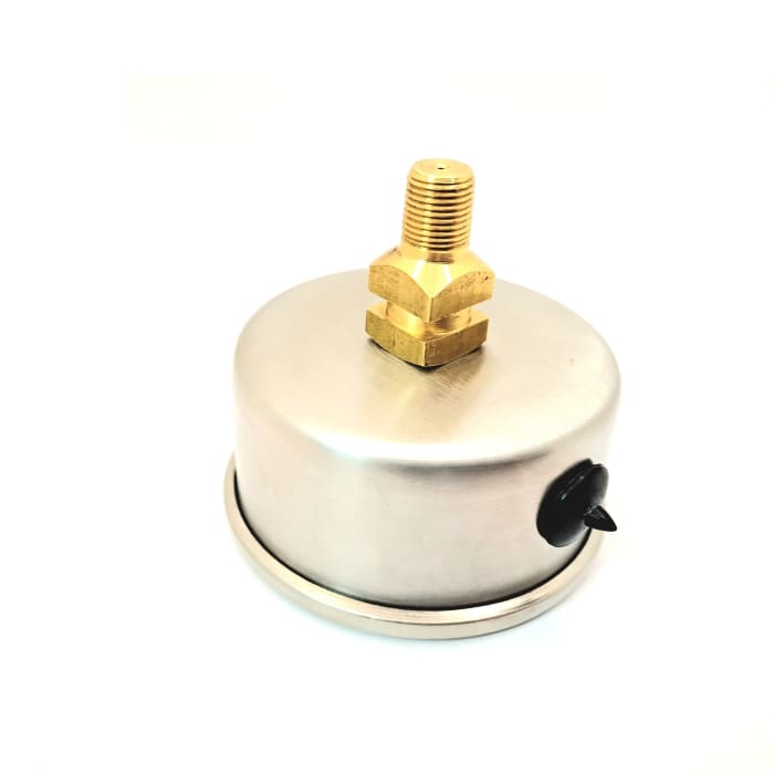 1-8 NPT MALE THREAD 60MM DIA GLYCERIN FILLED - NeonSales {{ shop.shopifyCountryName }}