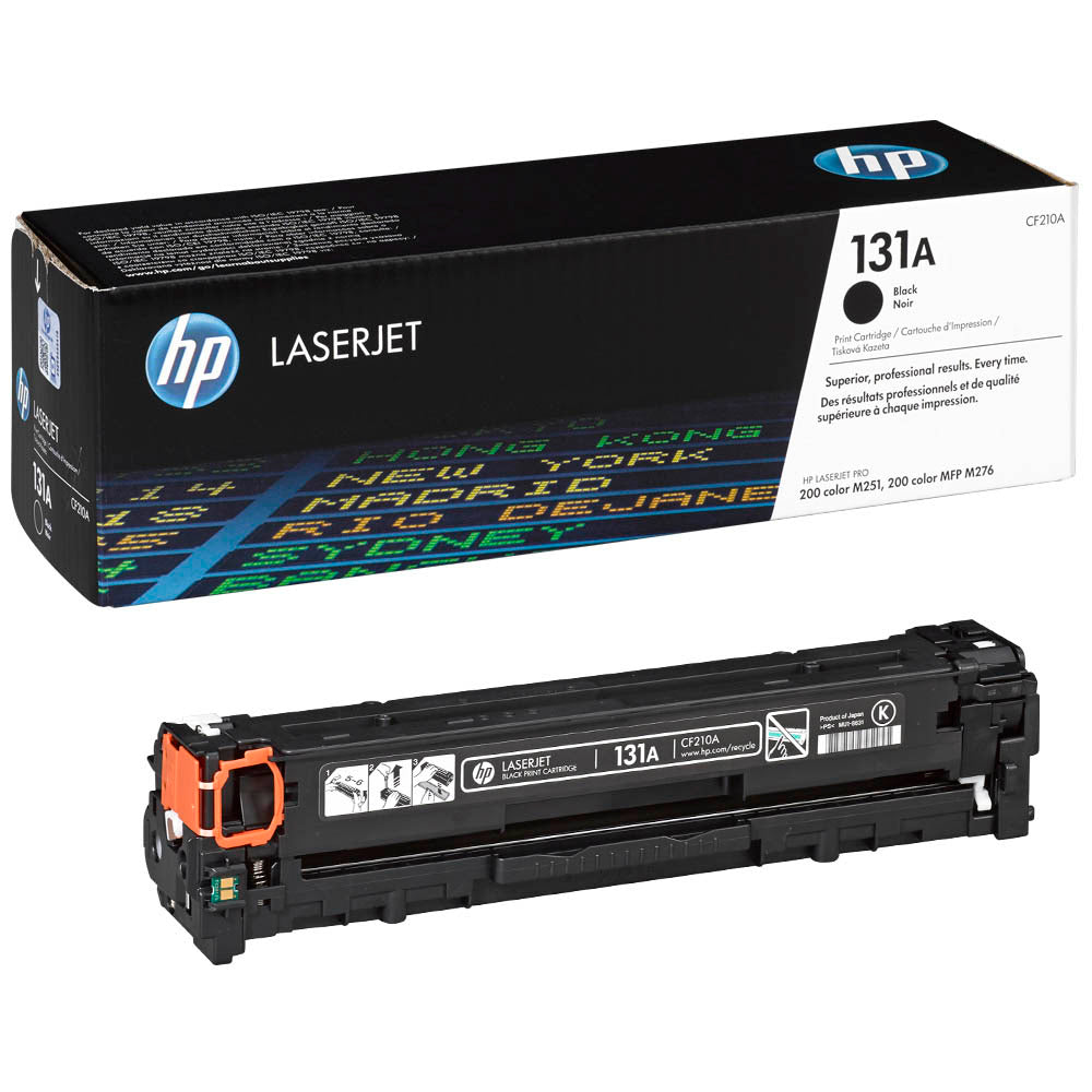 HP 131A CF210A black original LaserJet toner cartridge