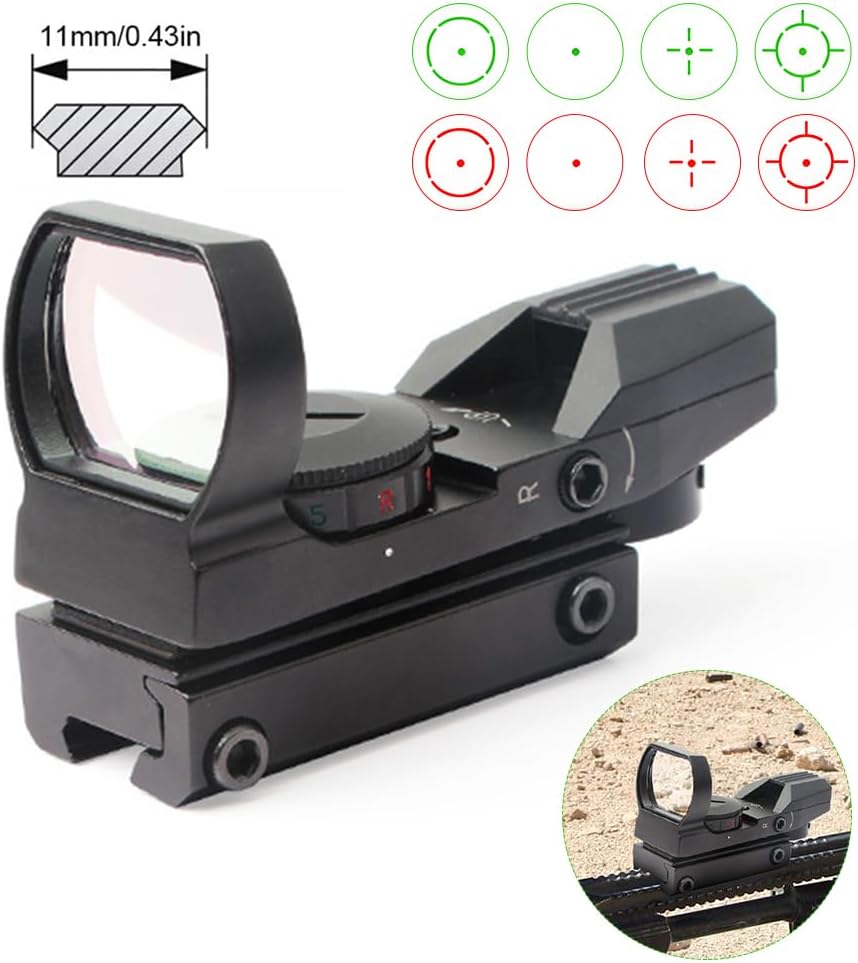 1x25 REFLEX SIGHT, PICATINNY MOUNTED - NeonSales {{ shop.shopifyCountryName }}