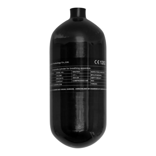 2.5L CARBON FIBER HOOP-WRAPPED CYLINDER 300 BAR WI
