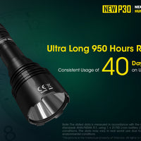 NITECORE NEW P30 1000 LUMEN HUNTING FLASHLIGHT