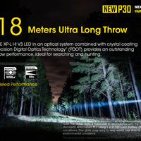 NITECORE NEW P30 1000 LUMEN HUNTING FLASHLIGHT