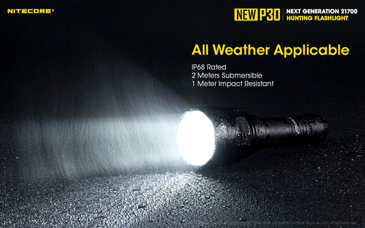 NITECORE NEW P30 1000 LUMEN HUNTING FLASHLIGHT