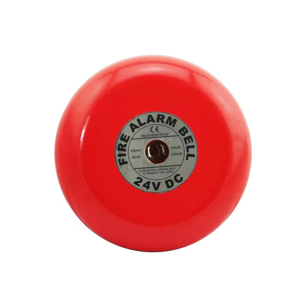 24V DC 6-inch fire alarm bell - representative image