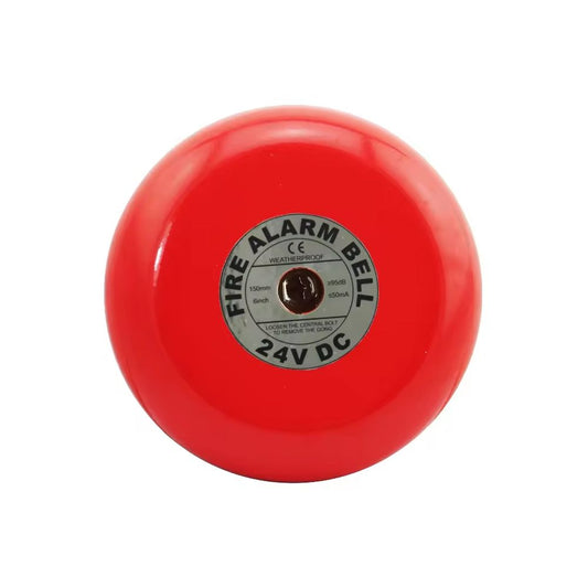 24V DC 6-inch fire alarm bell - representative image