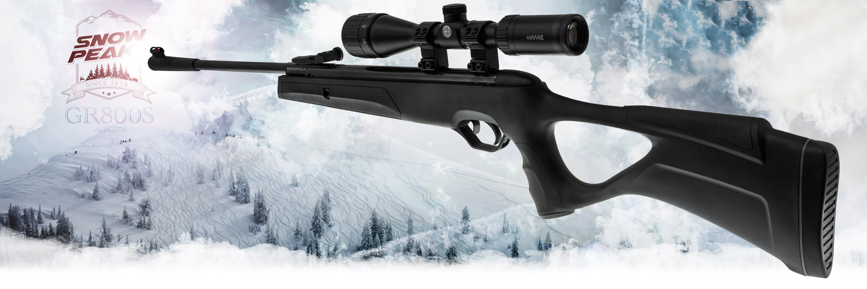 SNOWPEAK GR800S 5.5MM AIR RIFLE - BLACK - NeonSales {{ shop.shopifyCountryName }}