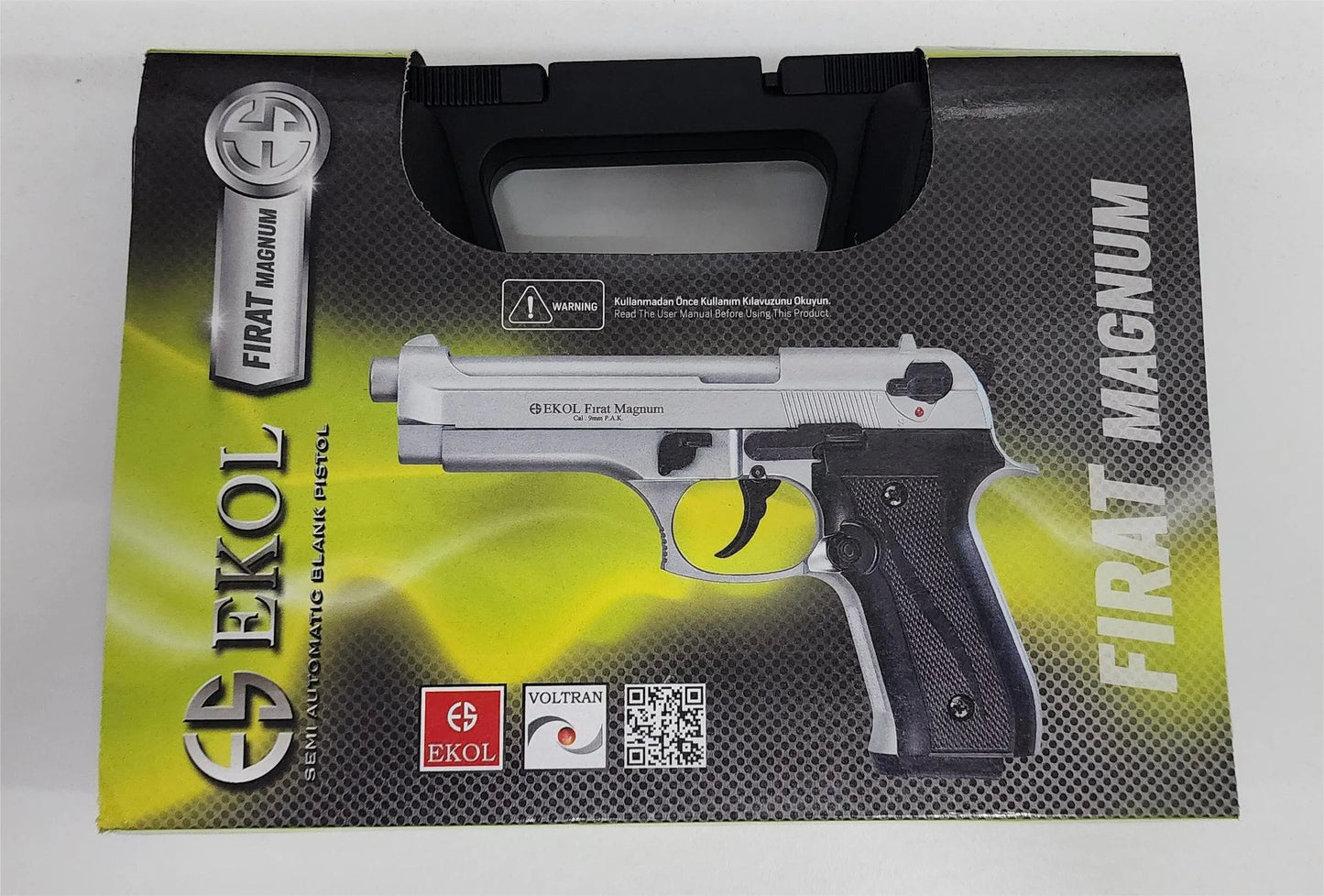 EKOL FIRAT MAGNUM SHINY CHROME BLANK GUN - NeonSales {{ shop.shopifyCountryName }}