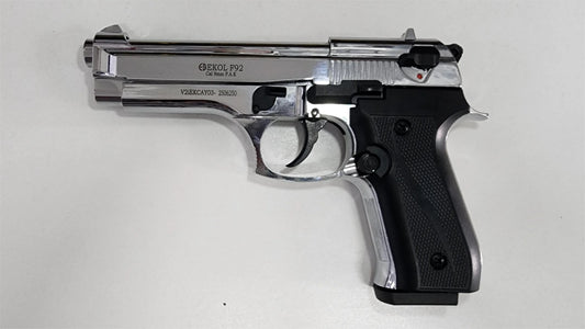 EKOL FIRAT MAGNUM SHINY CHROME BLANK GUN - NeonSales {{ shop.shopifyCountryName }}