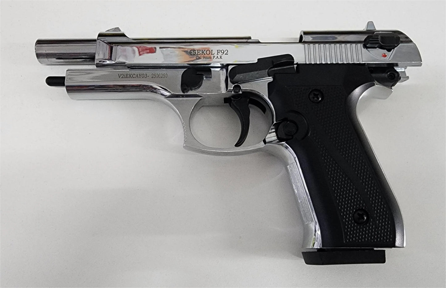 EKOL FIRAT MAGNUM SHINY CHROME BLANK GUN - NeonSales {{ shop.shopifyCountryName }}