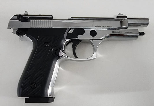 EKOL FIRAT MAGNUM SHINY CHROME BLANK GUN - NeonSales {{ shop.shopifyCountryName }}