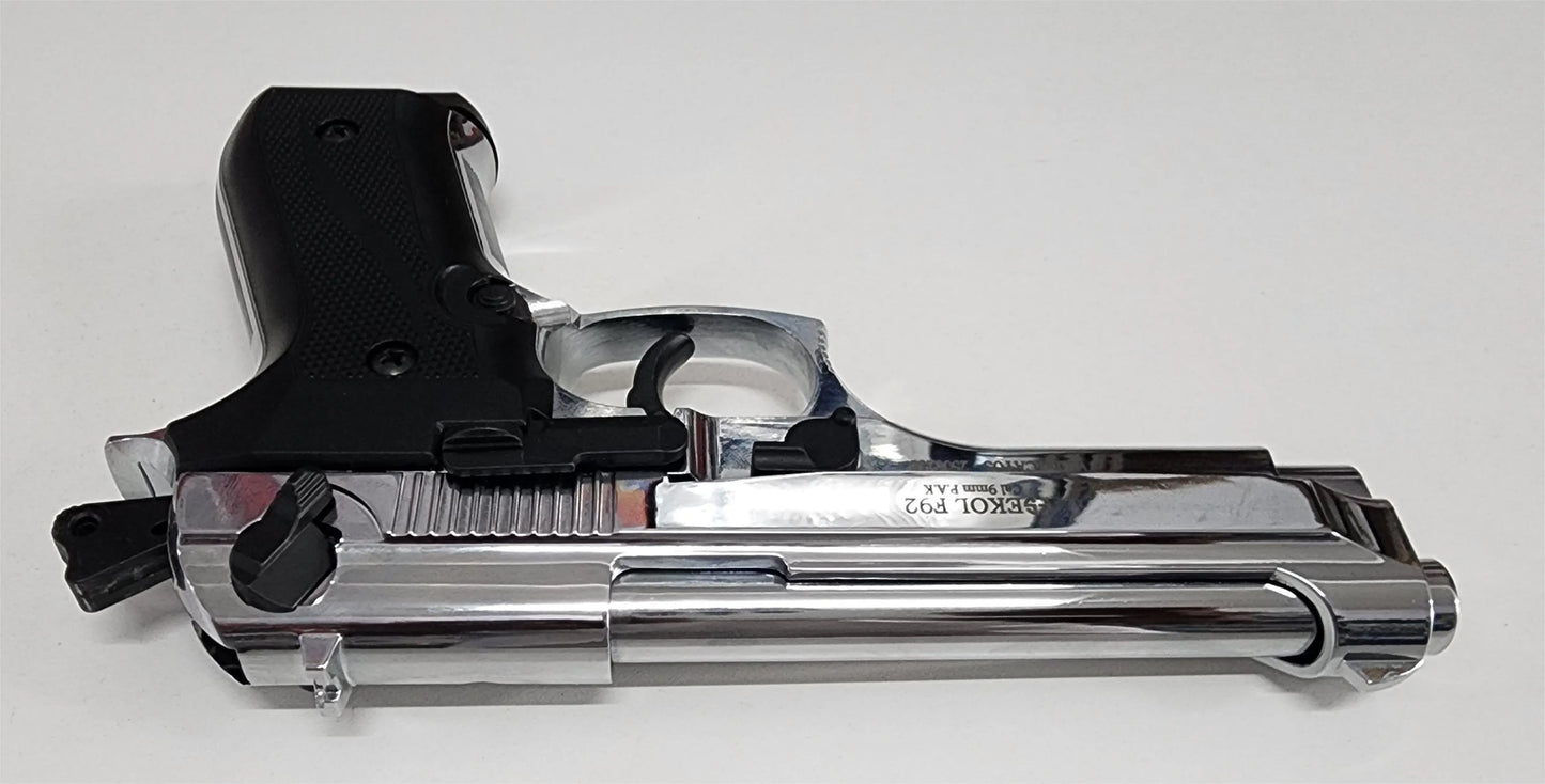 EKOL FIRAT MAGNUM SHINY CHROME BLANK GUN - NeonSales {{ shop.shopifyCountryName }}