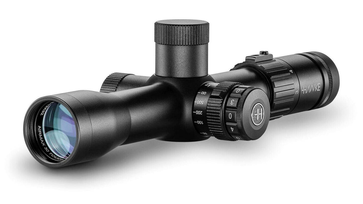 HAWKE AIRMAX TOUCH 3-12X32 IR SF AMX RIFLESCOPE