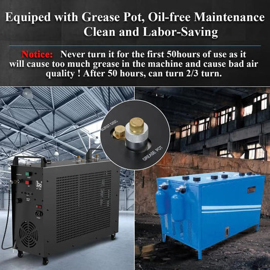 220V HI-PRESSURE COMP - 400 BAR FAN WATER COOLED