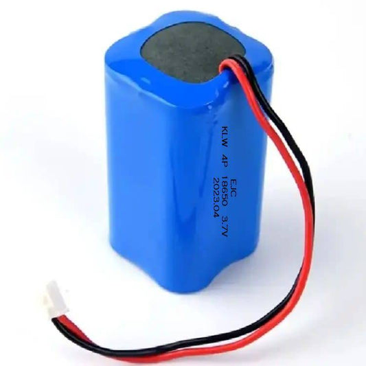 EJC 18650 four-cell battery pack with wire and connector