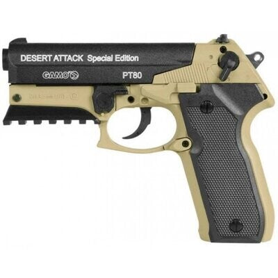 GAMO AIR PISTOL 4.5MM PT 80 DESERT ATTACK
