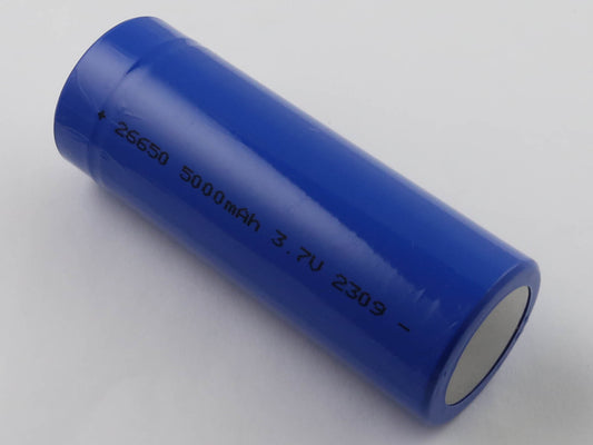 26650 5000mAh rechargeable lithium battery