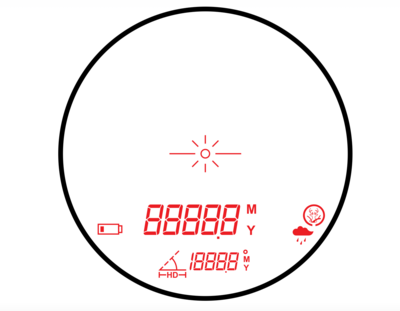 HAWKE RANGEFINDER LRF1000 OLED 6X21