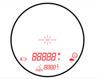 HAWKE RANGEFINDER LRF1500 OLED 6X21
