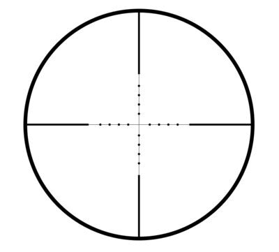HAWKE FAST MOUNT 3-9X40 AO MIL DOT RIFLESCOPE