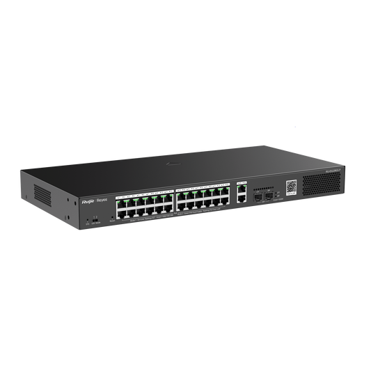 RUIJIE RG-ES228GC-P NETWORK SWITCH - 28G 24POE 370 - NeonSales {{ shop.shopifyCountryName }}