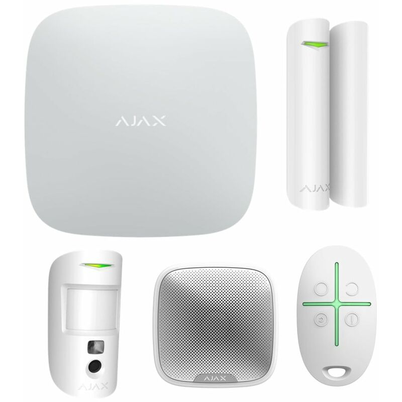 Ajax Hub 2 alarm kit - representative VSS1 kit image