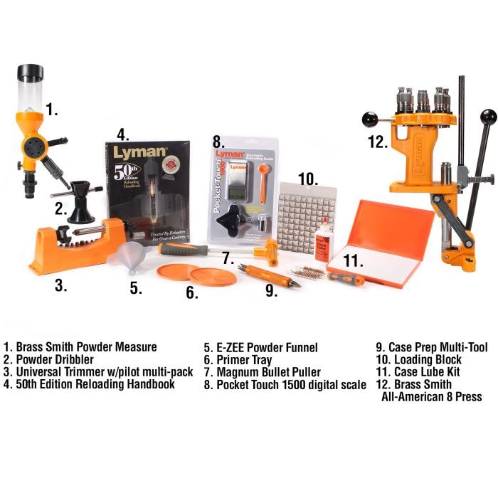 LYMAN BRASS SMITH ALL USA 8 RELOADING KIT | Neon Sales – NeonSales